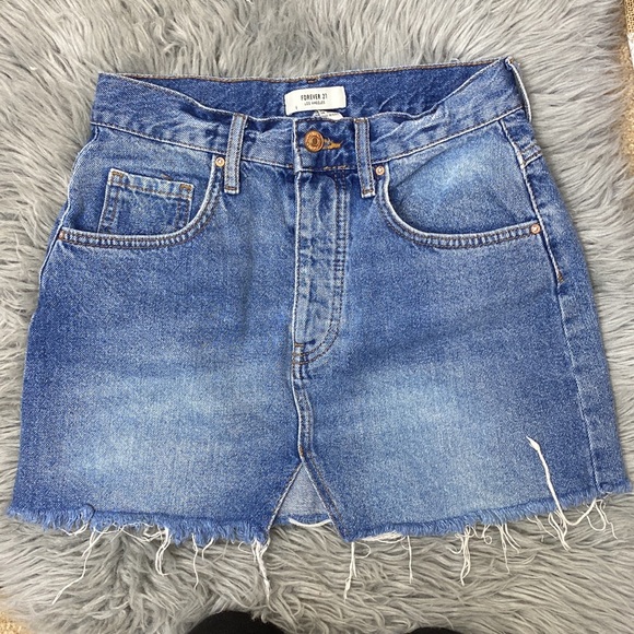 High rise Denim skirt - Picture 2 of 5